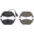 105.07681 by CENTRIC - Disc Brake Pad Set - with Shims and Hardware