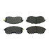 105.08151 by CENTRIC - Posi Quiet Ceramic Brake Pads with Shims and Hardware
