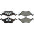 105.0816 by CENTRIC - Posi Quiet Ceramic Brake Pads with Shims and Hardware