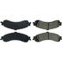 105.08340 by CENTRIC - Posi Quiet Ceramic Brake Pads with Shims and Hardware