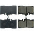 105.087 by CENTRIC - Posi Quiet Ceramic Brake Pads with Shims and Hardware