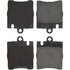 105.08760 by CENTRIC - Posi Quiet Ceramic Brake Pads with Shims and Hardware