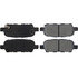 Centric 105.09051 Disc Brake Pad Set Posi Quiet Ceramic Brake Pads with Shims and Hardware