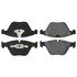 105.09181 by CENTRIC - Posi Quiet Ceramic Brake Pads with Shims and Hardware