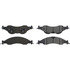 104.12780 by CENTRIC - Posi Quiet Semi-Metallic Brake Pads with Hardware