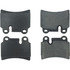 Centric 104.1277 Disc Brake Pad Set Posi Quiet Semi-Metallic Brake Pads with Hardware
