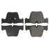 104.12890 by CENTRIC - Posi Quiet Semi-Metallic Brake Pads with Hardware