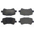 104.13071 by CENTRIC - Posi Quiet Semi-Metallic Brake Pads with Hardware