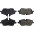 104.1308 by CENTRIC - Posi Quiet Semi-Metallic Brake Pads with Hardware