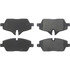 104.13081 by CENTRIC - Posi Quiet Semi-Metallic Brake Pads with Hardware