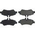 104.13170 by CENTRIC - Posi Quiet Semi-Metallic Brake Pads with Hardware