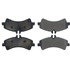 104.13180 by CENTRIC - Posi Quiet Semi-Metallic Brake Pads with Hardware