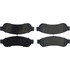 104.13340 by CENTRIC - Posi Quiet Semi-Metallic Brake Pads with Hardware