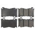 104.13460 by CENTRIC - Posi Quiet Semi-Metallic Brake Pads with Hardware