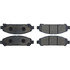 104.1401 by CENTRIC - Posi Quiet Semi-Metallic Brake Pads with Hardware