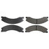 104.14110 by CENTRIC - Posi Quiet Semi-Metallic Brake Pads with Hardware