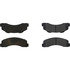 104.14140 by CENTRIC - Posi Quiet Semi-Metallic Brake Pads with Hardware