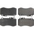 104.14200 by CENTRIC - Posi Quiet Semi-Metallic Brake Pads with Hardware