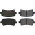 104.14302 by CENTRIC - Posi Quiet Semi-Metallic Brake Pads with Hardware