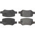 104.13580 by CENTRIC - Posi Quiet Semi-Metallic Brake Pads with Hardware