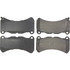 104.13650 by CENTRIC - Posi Quiet Semi-Metallic Brake Pads with Hardware
