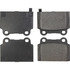 104.1368 by CENTRIC - Posi Quiet Semi-Metallic Brake Pads with Hardware