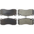 104.13710 by CENTRIC - Posi Quiet Semi-Metallic Brake Pads with Hardware