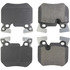 104.13720 by CENTRIC - Posi Quiet Semi-Metallic Brake Pads with Hardware