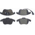 104.13750 by CENTRIC - Posi Quiet Semi-Metallic Brake Pads with Hardware