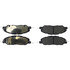 104.14630 by CENTRIC - Posi Quiet Semi-Metallic Brake Pads with Hardware