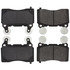 104.14740 by CENTRIC - Posi Quiet Semi-Metallic Brake Pads with Hardware