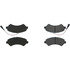 104.15401 by CENTRIC - Posi Quiet Semi-Metallic Brake Pads