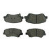 104.15430 by CENTRIC - Posi Quiet Semi-Metallic Brake Pads with Hardware