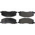 104.15580 by CENTRIC - Posi Quiet Semi-Metallic Brake Pads with Hardware