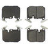 104.16090 by CENTRIC - Posi Quiet Semi-Metallic Brake Pads with Hardware