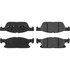 105.18180 by CENTRIC - Posi Quiet Ceramic Brake Pads with Shims and Hardware