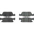 105.18181 by CENTRIC - Posi Quiet Ceramic Brake Pads with Shims and Hardware