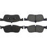 105.18380 by CENTRIC - Posi Quiet Ceramic Brake Pads with Shims