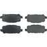 105.18410 by CENTRIC - Posi Quiet Ceramic Brake Pads with Shims and Hardware