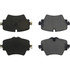 105.18920 by CENTRIC - Posi Quiet Ceramic Brake Pads with Shims