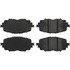 105.19030 by CENTRIC - Posi Quiet Ceramic Brake Pads with Shims