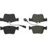 105.19891 by CENTRIC - Posi Quiet Ceramic Brake Pads with Shims and Hardware