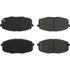 Centric 105.20350 Disc Brake Pad Set Posi Quiet Ceramic Brake Pads with Shims and Hardware