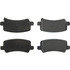 105.2044 by CENTRIC - Posi Quiet Ceramic Brake Pads with Shims