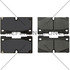 105.60670 by CENTRIC - Posi Quiet Ceramic Brake Pads with Shims and Hardware