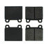102.00450 by CENTRIC - C-Tek Semi-Metallic Brake Pads with Shims