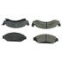 102.00500 by CENTRIC - C-Tek Semi-Metallic Brake Pads with Shims