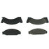 102.00900 by CENTRIC - C-Tek Semi-Metallic Brake Pads with Shims