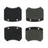 102.00050 by CENTRIC - C-Tek Semi-Metallic Brake Pads with Shims