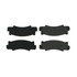 102.00360 by CENTRIC - C-Tek Semi-Metallic Brake Pads with Shims